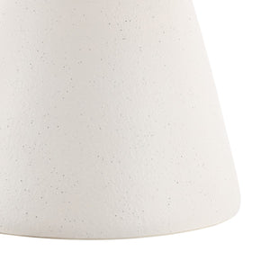 Safavieh Noma, 16 Inch, White Speckled, Ceramic Garden Stool Matte Cream 14 x 14 x 16