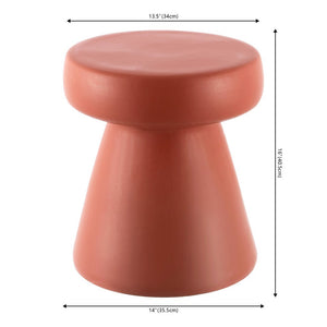Safavieh Noma, 16 Inch, Terracotta, Ceramic Garden Stool Terracotta ACS4603C