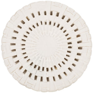 Safavieh SAYRE, Elegant 17.5-Inch Ceramic Garden Stool for Versatile Seating and Stylish Decor Accent Cream ACS4606A