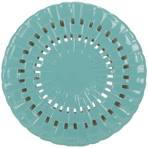 Safavieh SAYRE, Elegant 17.5-Inch Ceramic Garden Stool for Versatile Seating and Stylish Decor Accent Robins Egg Blue ACS4606B