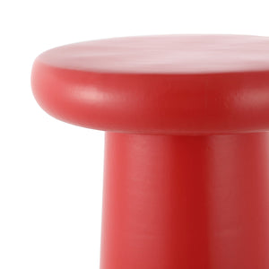 Safavieh Noldita, 15.75 Inch, Bright Red, Ceramic Garden Stool Bright Red 13.25 x 13.25 x 15.75