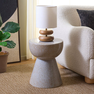 Cherie, Ceramic Garden Stool 17" Height — Versatile Side Table, Plant Stand & Compact Accent Piece