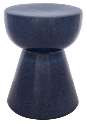 Cherie, Ceramic Garden Stool 17" Height — Versatile Side Table, Plant Stand & Compact Accent Piece