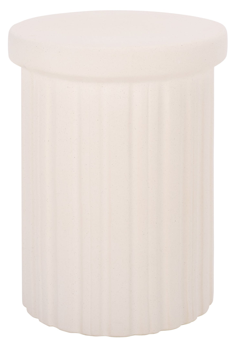 Jhene, 18-Inches Ceramic Garden Stool — Versatile Side Table, Plant Stand & Extra Seating For Indoors Outdoors