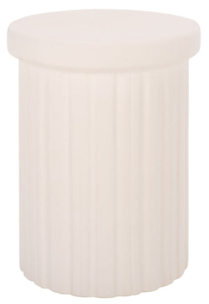 Jhene, 18-Inches Ceramic Garden Stool — Versatile Side Table, Plant Stand & Extra Seating For Indoors Outdoors
