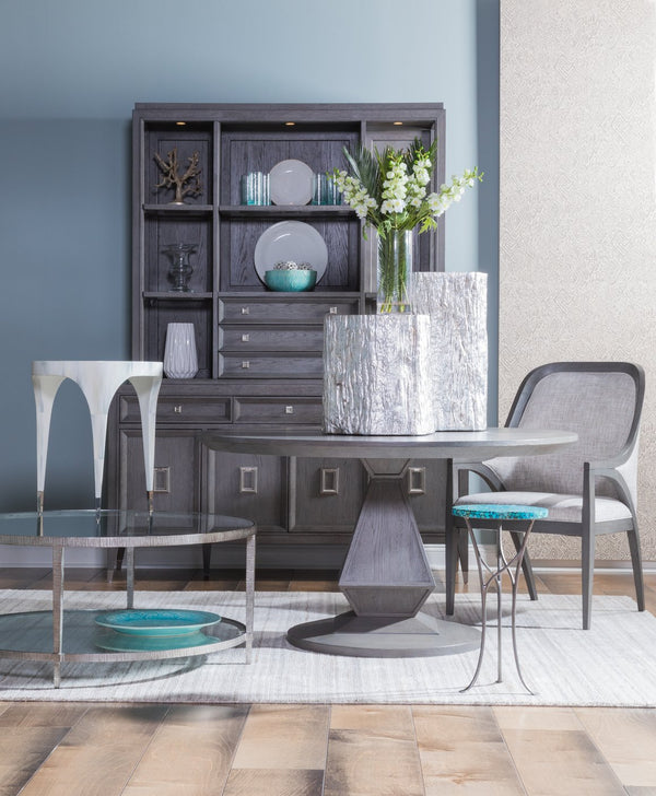 Lexington Artistica Home Isidora Turquoise Spot Table - Stunning Transitional Design With Unique Arizona Turquoise Finish Aquamarine Wood 2134-951