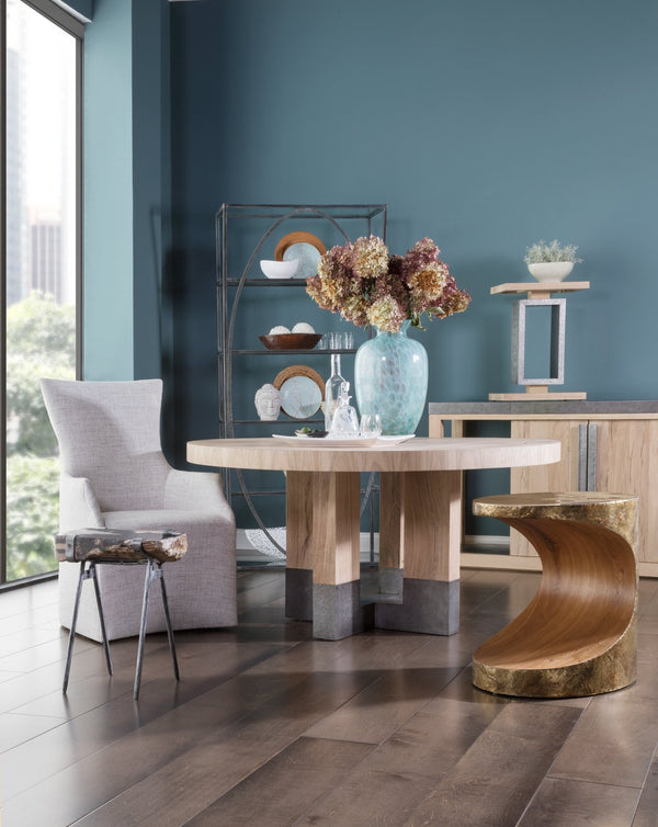 Lexington Artistica Home Juliet Arm Chair With Elegant Casters – Unique Sculptural Design In Wheat Indoor Performance Fabric No Finish Wood 2201-881-01