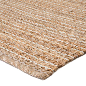 Jaipur Living Jaipur Living Cornwall Handwoven Jute Cotton Coastal Stripe Rug for Room 9' x 12' RUG108293