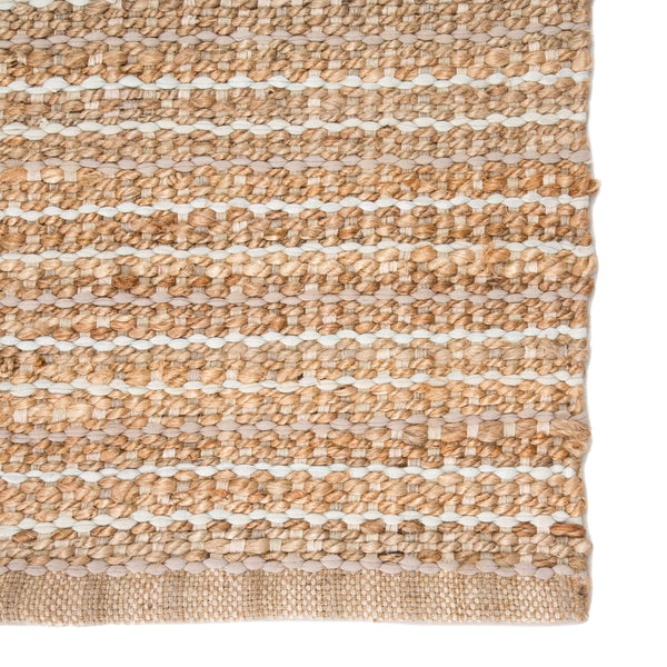 Jaipur Living Jaipur Living Cornwall Handwoven Jute Cotton Coastal Stripe Rug for Room 9' x 12' RUG108293