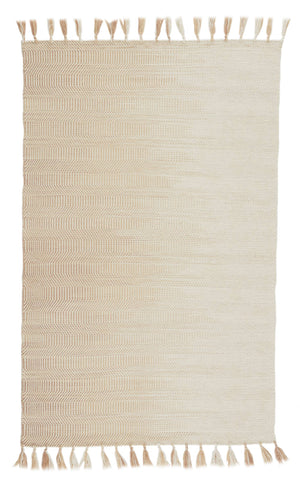 Jaipur Living Jaipur Living Handwoven Wool Flatweave Rug Labyrinth Geometric Bohemian Fringe Accent 5' x 8' RUG138383