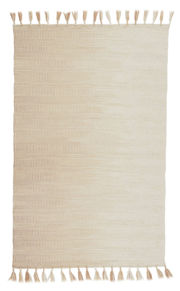 Jaipur Living Jaipur Living Handwoven Wool Flatweave Rug Labyrinth Geometric Bohemian Fringe Accent 5' x 8' RUG138383