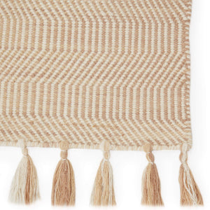 Jaipur Living Jaipur Living Handwoven Wool Flatweave Rug Labyrinth Geometric Bohemian Fringe Accent 5' x 8' RUG138383