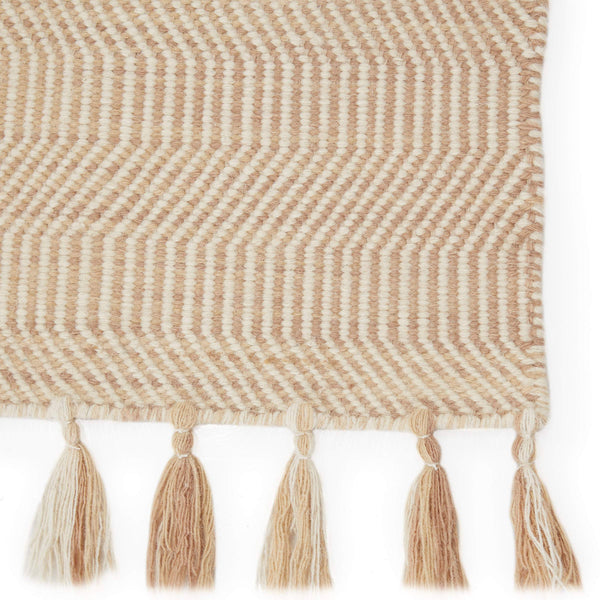 Jaipur Living Jaipur Living Handwoven Wool Flatweave Rug Labyrinth Geometric Bohemian Fringe Accent 5' x 8' RUG138383