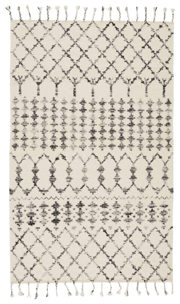 Jaipur Living Jaipur Living Riot Wool Sari Silk Flatweave Rug Moroccan Trellis Boho Fringe Accent 7'10"X9'10" RUG138441