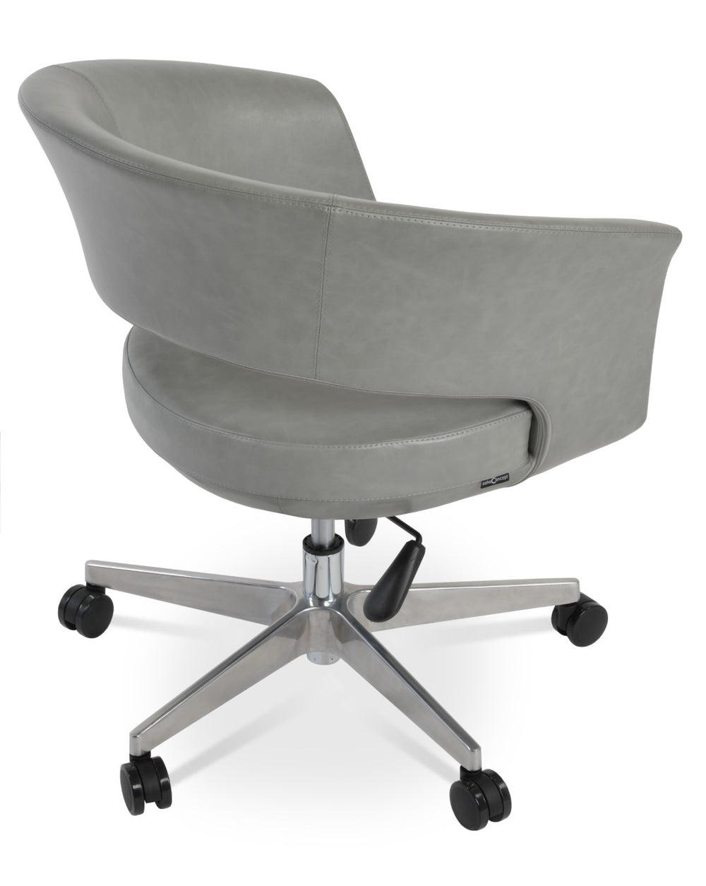 Soho Concept Marash Arm Office Chair - Elegant Boucle, Velvet & Camira Fabrics, 10-year Guarantee, 300 Lbs Support Light Grey  Soho-concept-dining-chair-11607