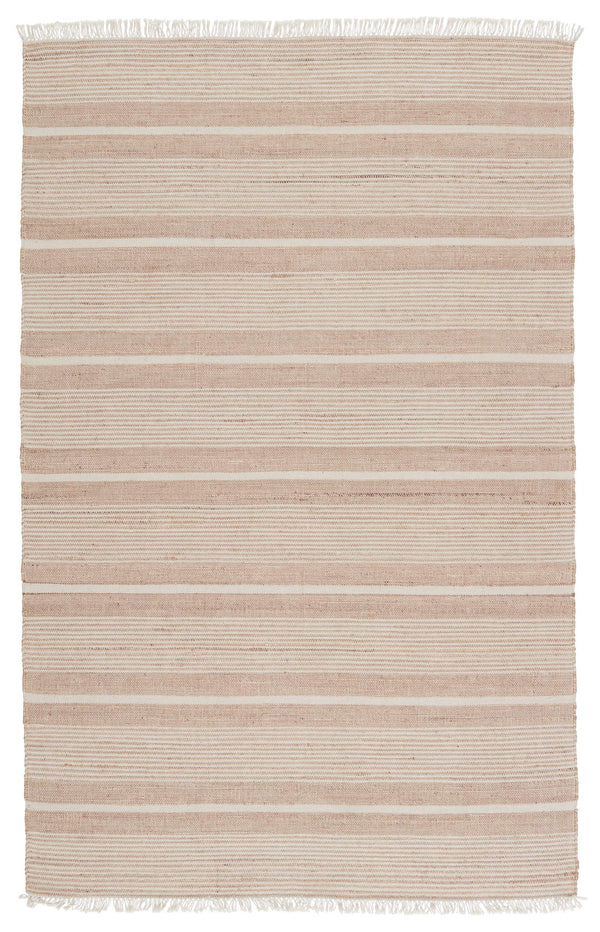 Jaipur Living Vibe by Jaipur Living Kahlo Handwoven Jute Cotton Flatweave Striped Neutral Area Rug Beige 10'X14' RUG150877