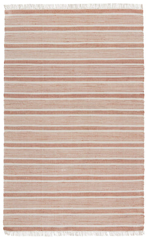 Jaipur Living Vibe by Jaipur Living Kahlo Handwoven Jute Cotton Flatweave Striped Neutral Area Rug Tan 5'X8' RUG150880