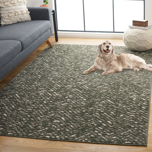 Safavieh Adirondack 104 Power Loomed Transitional Rug Dark Green / Ivory 5'-1" x 7'-6"