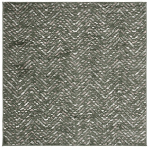 Safavieh Adirondack 104 Power Loomed Transitional Rug Dark Green / Ivory 6' x 6' Square