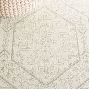 Safavieh Adirondack Sage Ivory Solid Area Rug Polypropylene Jute Blend for Large Living Rooms 11'-0" x 15'-0" ADR108W-1115