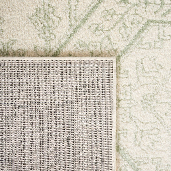 Safavieh Adirondack Sage Ivory Solid Area Rug Polypropylene Jute Blend for Large Living Rooms 11'-0" x 15'-0" ADR108W-1115