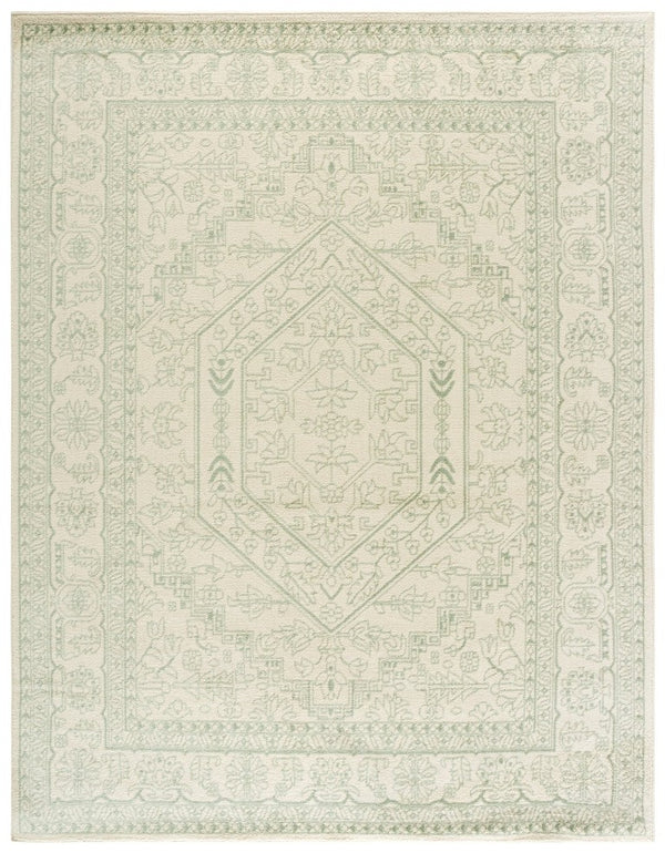 Safavieh Adirondack Sage Ivory Solid Area Rug Polypropylene Jute Blend for Large Living Rooms 11'-0" x 15'-0" ADR108W-1115