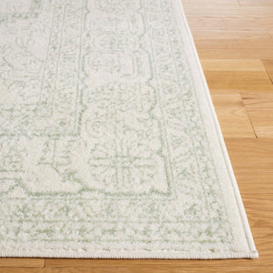 Safavieh Adirondack Sage Ivory Solid Area Rug Polypropylene Jute Blend for Large Living Rooms 11'-0" x 15'-0" ADR108W-1115