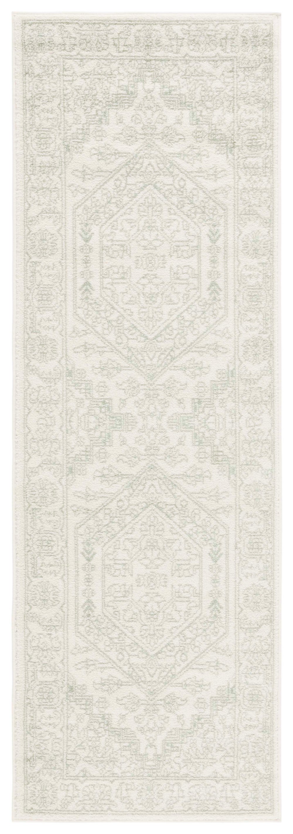 Safavieh Adirondack Sage And Ivory Low-Profile Area Rug — Power-Loomed Turkey Blend For Durable Texture 6'-0" x 8'-0" ADR108W-68