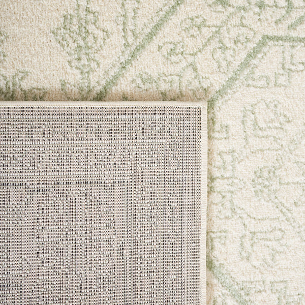 Safavieh Adirondack Traditional Style Sage And Ivory Runner Rug - Timeless Elegance For Your Home Decor Sage ,Ivory 55% Polypropylene,40% Jute,5% Polyester Adr108w-9