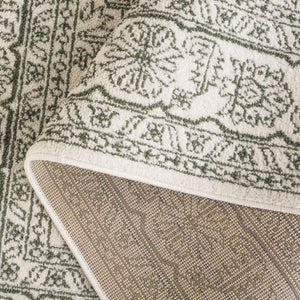 Safavieh Adirondack 108 Power Loomed Transitional Rug Ivory / Dark Green 5'-1" x 7'-6"