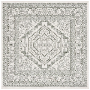 Safavieh Adirondack 108 Power Loomed Transitional Rug Ivory / Dark Green 6' x 6' Square