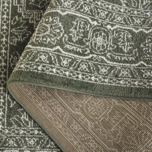 Safavieh Adirondack 108 Power Loomed Transitional Rug Dark Green / Ivory 5'-1" x 7'-6"