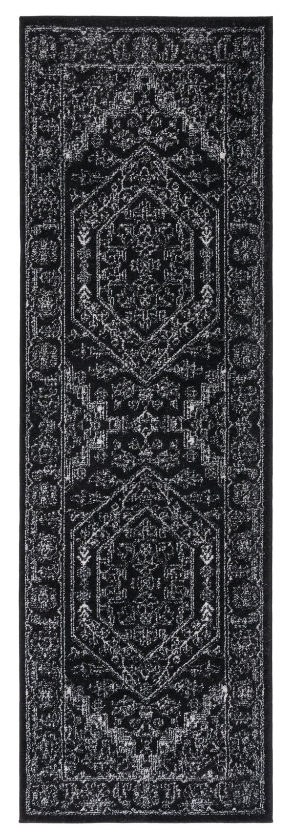 Safavieh Adirondack Traditional Style Sage And Ivory Runner Rug - Timeless Elegance For Your Home Decor Black ,Ivory 55% Polypropylene,40% Jute,5% Polyester Adr108z-210