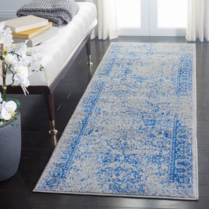 Safavieh Adirondack Low-Profile 2'X3' Grey-Blue Rug — Power-Loomed Turkey, Durable Polypropylene-Jute Blend, Stain-Resistant Accent ADR109A-2