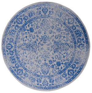Safavieh Adirondack Low-Profile 2'X3' Grey-Blue Rug — Power-Loomed Turkey, Durable Polypropylene-Jute Blend, Stain-Resistant Accent ADR109A-2
