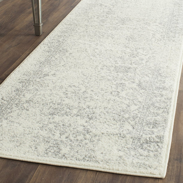 Safavieh Adirondack Ivory/Silver Area Rug - Elegant Power Loomed Design, Soft And Durable For Any Room Ivory ,Silver 55% Polypropylene, 40% Jute, 5% Polyester Adr109c-68