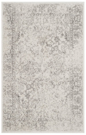 Safavieh Adirondack Floral Transitional Area Rug Ivory Silver Jute Polypropylene Low Pile Turkey ADR109C-2