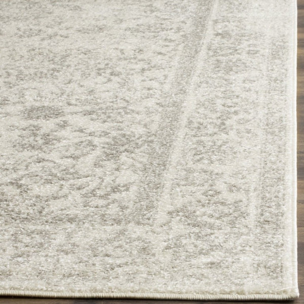 Safavieh Adirondack Floral Transitional Area Rug Ivory Silver Jute Polypropylene Low Pile Turkey ADR109C-2