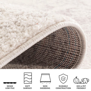 Safavieh Adirondack Floral Transitional Area Rug Ivory Silver Jute Polypropylene Low Pile Turkey ADR109C-2