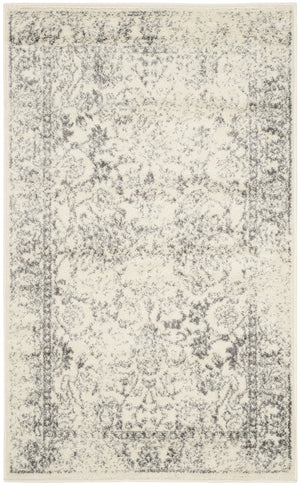 Safavieh Adirondack Ivory/Silver Area Rug - Elegant Power Loomed Design, Soft And Durable For Any Room Ivory ,Silver 55% Polypropylene, 40% Jute, 5% Polyester Adr109c-68