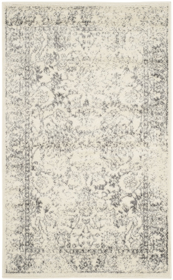 Safavieh Adirondack Ivory/Silver Area Rug - Elegant Power Loomed Design, Soft And Durable For Any Room Ivory ,Silver 55% Polypropylene, 40% Jute, 5% Polyester Adr109c-68