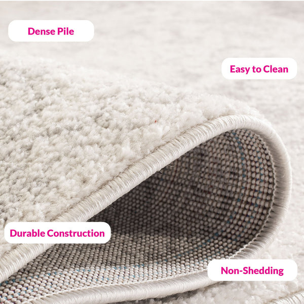 Safavieh Adirondack Ivory/Silver Area Rug - Elegant Power Loomed Design, Soft And Durable For Any Room Ivory ,Silver 55% Polypropylene, 40% Jute, 5% Polyester Adr109c-68