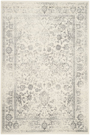 Safavieh Adirondack Ivory/Silver Area Rug - Elegant Power Loomed Design, Soft And Durable For Any Room Ivory ,Silver 55% Polypropylene, 40% Jute, 5% Polyester Adr109c-68