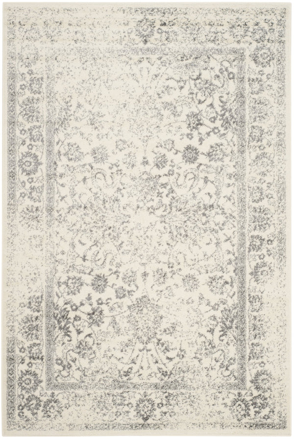 Safavieh Adirondack Ivory/Silver Area Rug - Elegant Power Loomed Design, Soft And Durable For Any Room Ivory ,Silver 55% Polypropylene, 40% Jute, 5% Polyester Adr109c-68