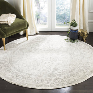 Safavieh Adirondack Ivory/Silver Area Rug - Elegant Power Loomed Design, Soft And Durable For Any Room Ivory ,Silver 55% Polypropylene, 40% Jute, 5% Polyester Adr109c-68