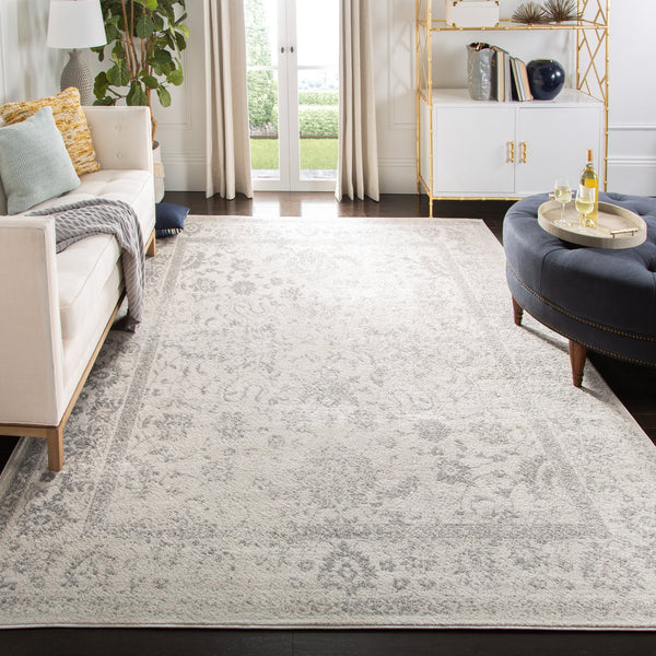 Safavieh Adirondack Ivory/Silver Area Rug - Elegant Power Loomed Design, Soft And Durable For Any Room Ivory ,Silver 55% Polypropylene, 40% Jute, 5% Polyester Adr109c-68