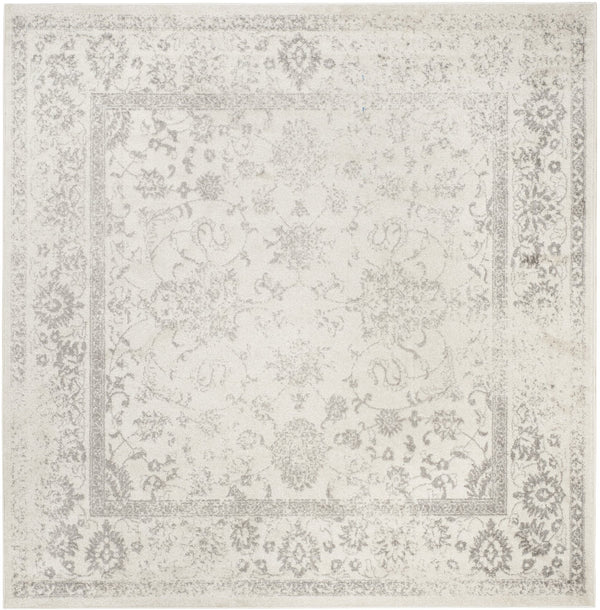 Safavieh Adirondack Ivory/Silver Area Rug - Elegant Power Loomed Design, Soft And Durable For Any Room Ivory ,Silver 55% Polypropylene, 40% Jute, 5% Polyester Adr109c-68