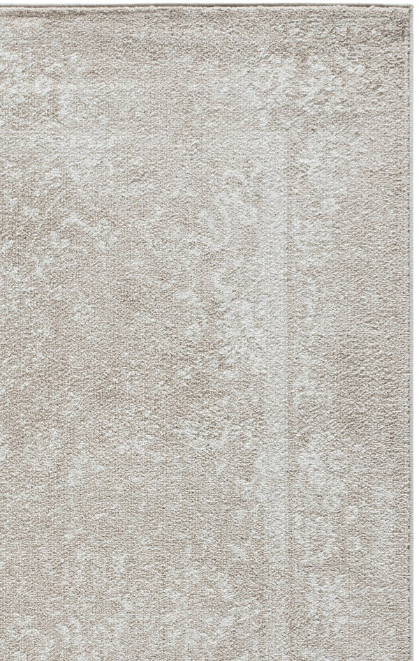 Safavieh Adirondack Contemporary Round Area Rug In Beige Taupe — Power-Loomed Turkey, Low-Profile Soft Texture 6'-7" x 6'-7" ADR109E-7SQ