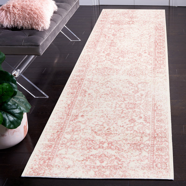Safavieh Adirondack Elegant Turkish Ivory And Rose Rug - Timeless Floral Design For Modern Home Décor Ivory ,Rose 60% Polypropylene  30% Jute  10% Polyester Adr109h-240