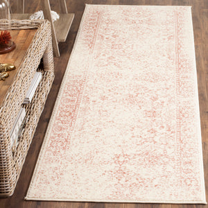 Safavieh Adirondack Elegant Turkish Ivory And Rose Rug - Timeless Floral Design For Modern Home Décor Ivory ,Rose 60% Polypropylene  30% Jute  10% Polyester Adr109h-240